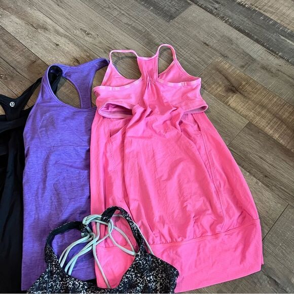 Lululemon bundle of tank tops and sport bra size 4 - Picture 4 of 4
